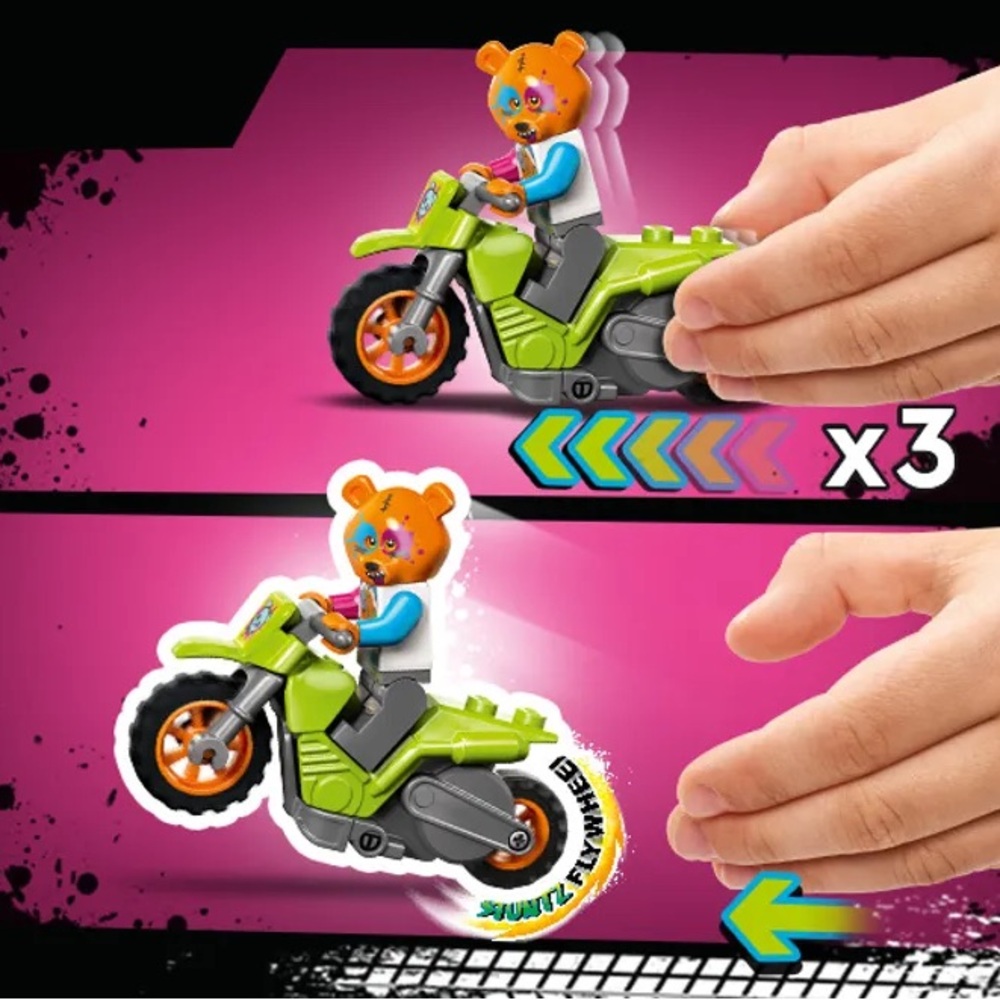 🆕 LEGO City 60356 Stunt Bike, Bear. STUNTZ - Picture 9 of 10